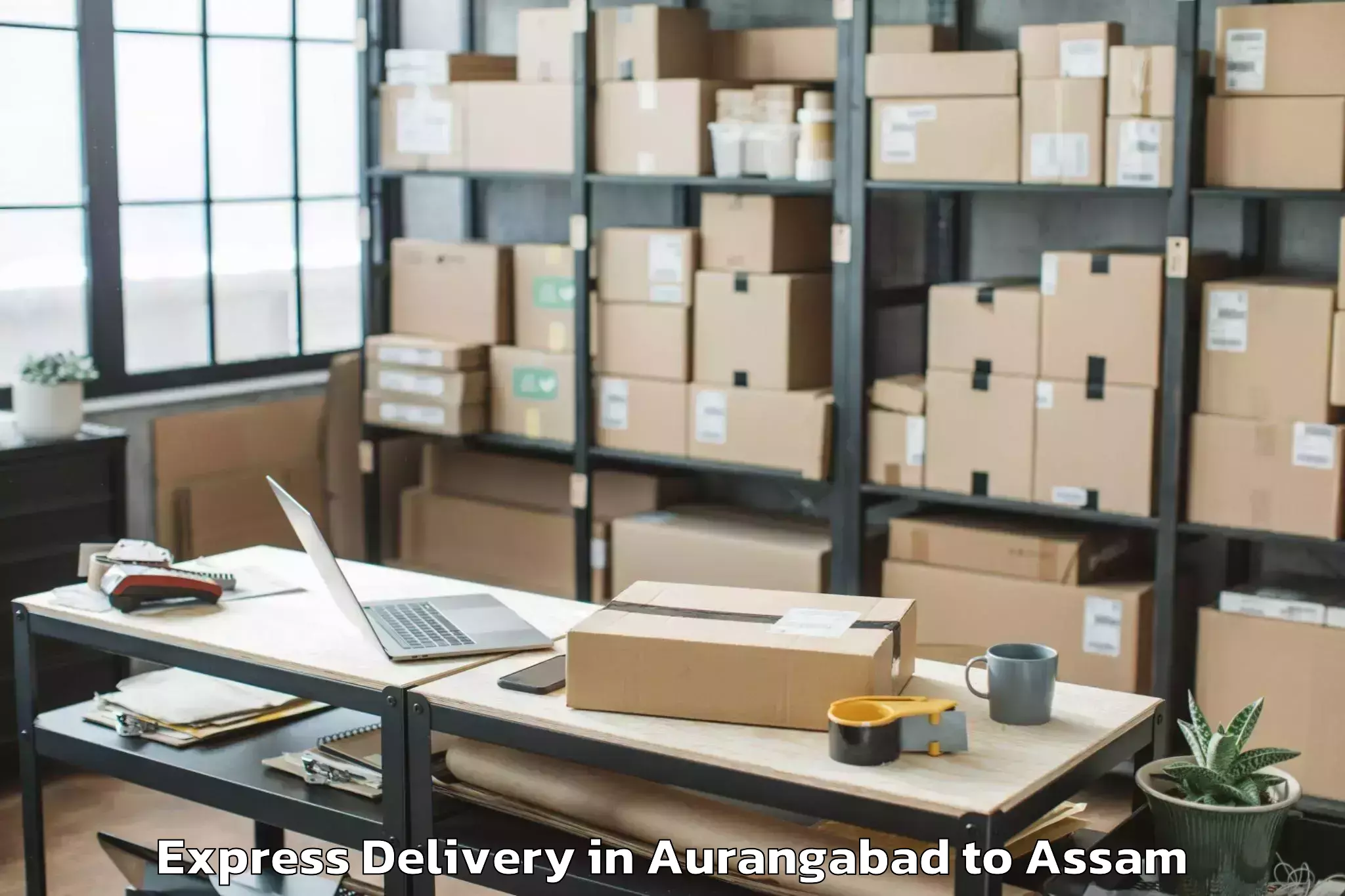 Leading Aurangabad to Bhowraguri Express Delivery Provider